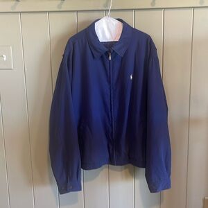 Ralph Lauren Bi Swing Jacket men’s refined navy full zip nice coat blue